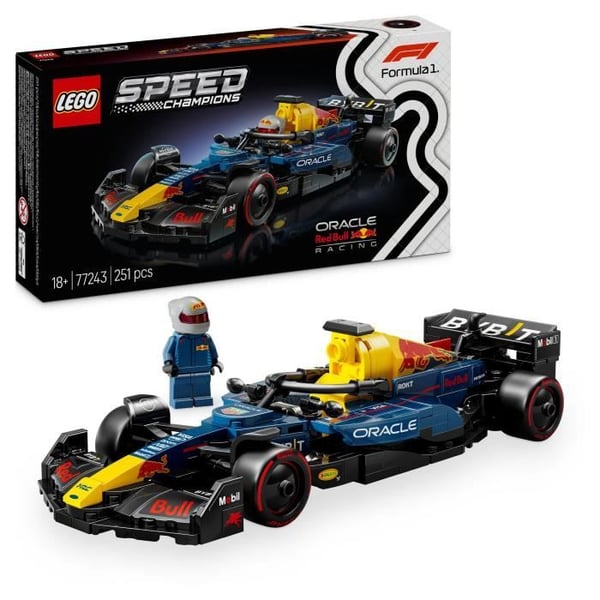 LEGO® Speed Champions 77243 F1® Bil Oracle Red Bull Racing RB20 - Byggeværk fra 10 år