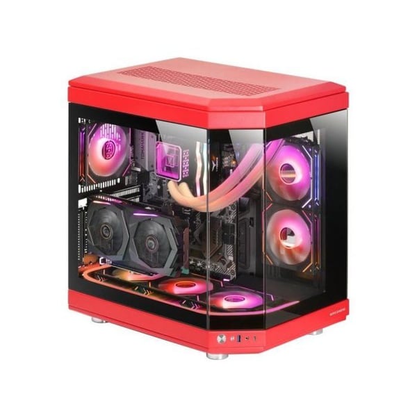 Gaming Chassi - Mars Gaming - MC-3T - Trippelt Härdat Glas - Optimerad Kylning - USB-C och 3.0