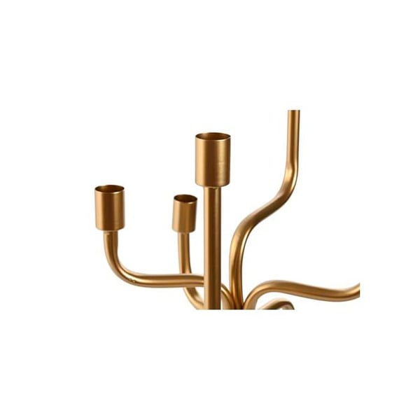 Golvlampa i guldmetall - Home ESPRIT - 25x25x51 cm - Multikolor - Elegant dekoration - Robust metall