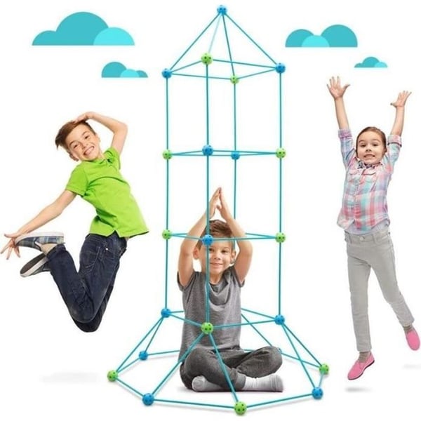 Byggset för barnkoja - Kids Fort Byggsatser - 87 delar