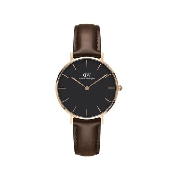 Daniel Wellington Small Model Bristol Brown Damklocka - DW00100165 32mm Svart