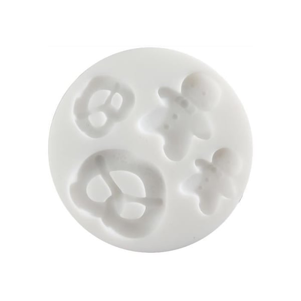 Siliconsform - DTM LOISIRS CRÉATIFS - Mini form - Ø70mm - Flerfärgad - Flexibel