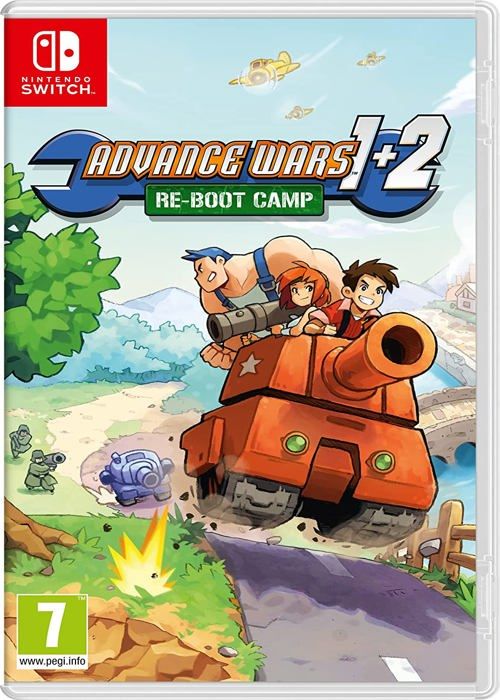 Videospel - Nintendo - Advance Wars 1+2 Re-Boot Camp - Spelbart på Svenska - PEGI 7+ - Kasset.