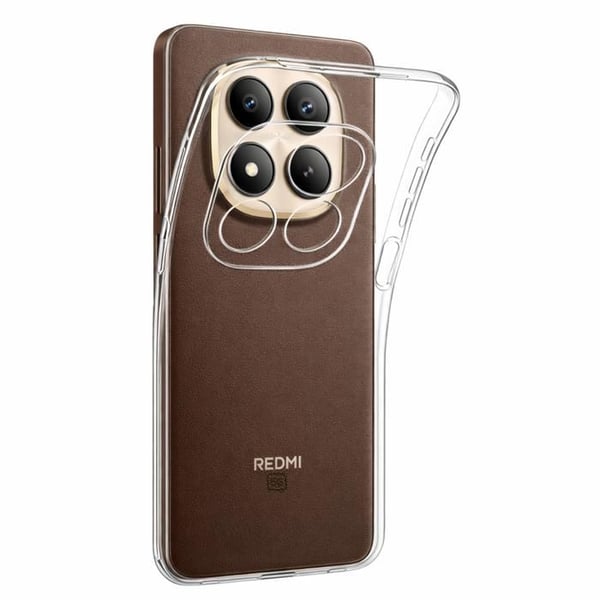 Skyddsfodral för Xiaomi Redmi Note 15 PRO PLUS 5G - Transparent Silikon Gel TPU Mjuk Ultra Tunn Phonillico®