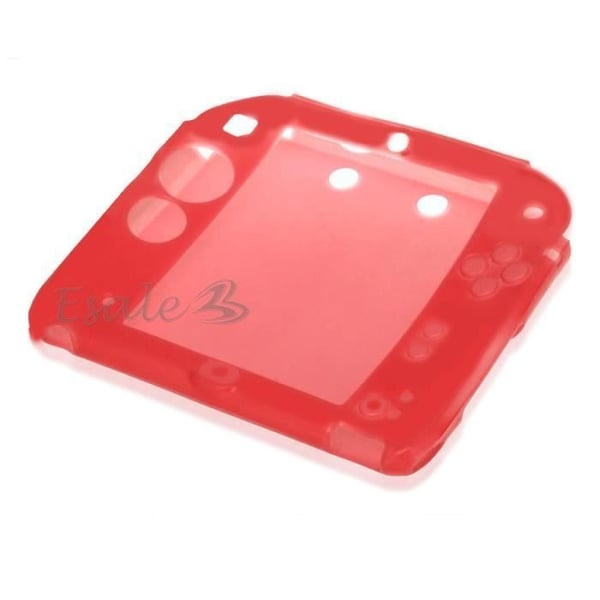 Coque - STRAßE GAME - Nitendo 2DS - Röd silikon - Skydd - Mjuk