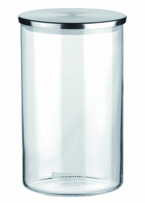 Livsmedelsburk - TESCOMA - T894824 - Borosilikatglas - Rostfritt Stål - Silikontätning