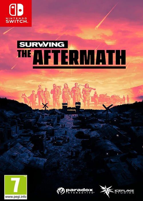 Videospel - Surviving the Aftermath - Nintendo Switch - Dag Ett Utgåva - Spelbart på Franska - Cartridge