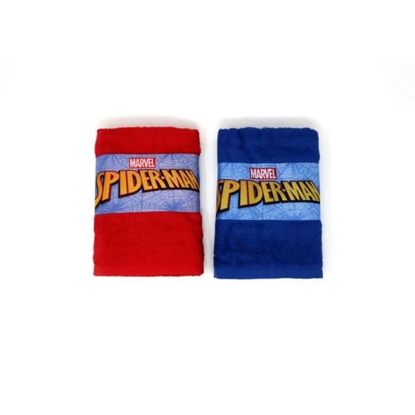 Set med 2 Spiderman handdukar
