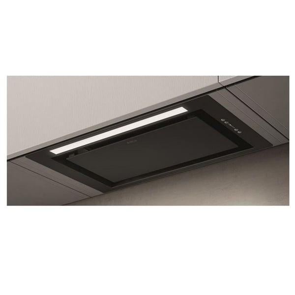 Integrerat lock - ELICA - LANE GROUP BL/A/52 L52 SVART - Evakuering - 650 m3/h - 65 dB