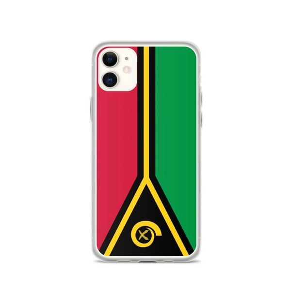 Mobilskal - PIXELFORMA - Vanuatu-flagg - Kompatibel med iPhone 11 - Flexibel - Stötresistent