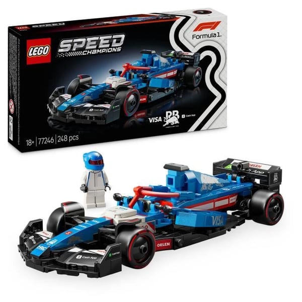 LEGO Speed Champions 77246 F1 Bil Visa Cash App RB VCARB 01 - Gåvaidé för vuxna