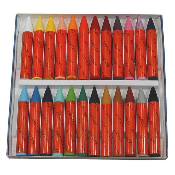 Manley vaxkritor, set om 24 - MNQ000424 Manley vaxkritor, set om 24 - MNQ000424