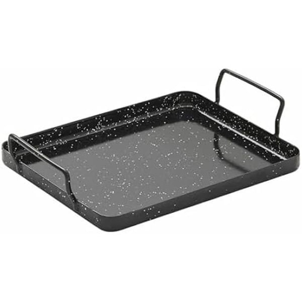 Platta för ugn - VAELLO - S7921366 - Emaljerat stål - 30 x 26 cm - Flerfärgad
