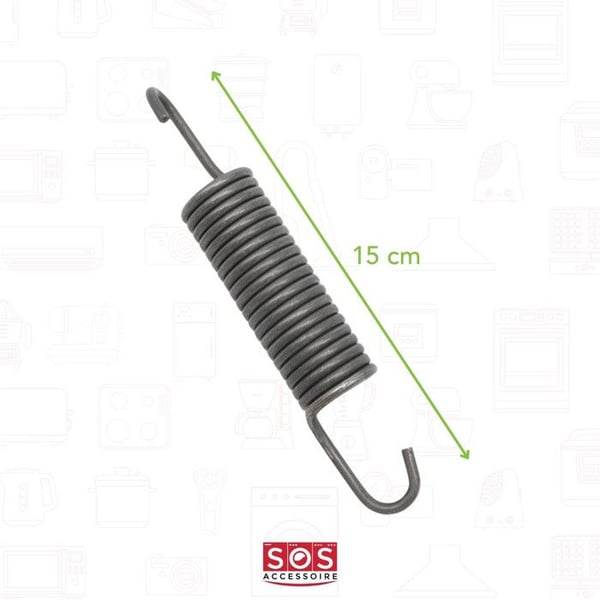 Fjäderupphängning - Samsung - F500E - Kompatibel DC61-02146B - Svart