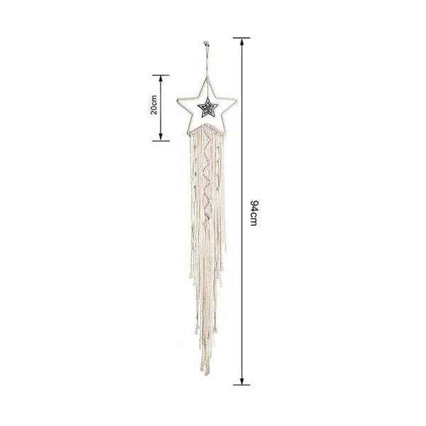 Macrame Star Dream Catcher LED Garland Sensor Drömfångare