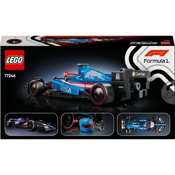 LEGO Speed Champions 77246 F1 Bil Visa Cash App RB VCARB 01 - Gåvaidé för vuxna