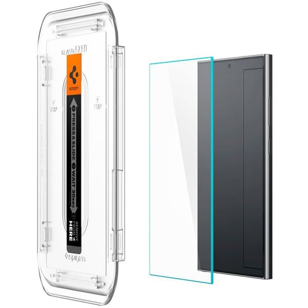 Spigen GLAS.TR EZ FIT 2-Pack - Tempereret glas til Samsung Galaxy S24 Ultra (2 stk)