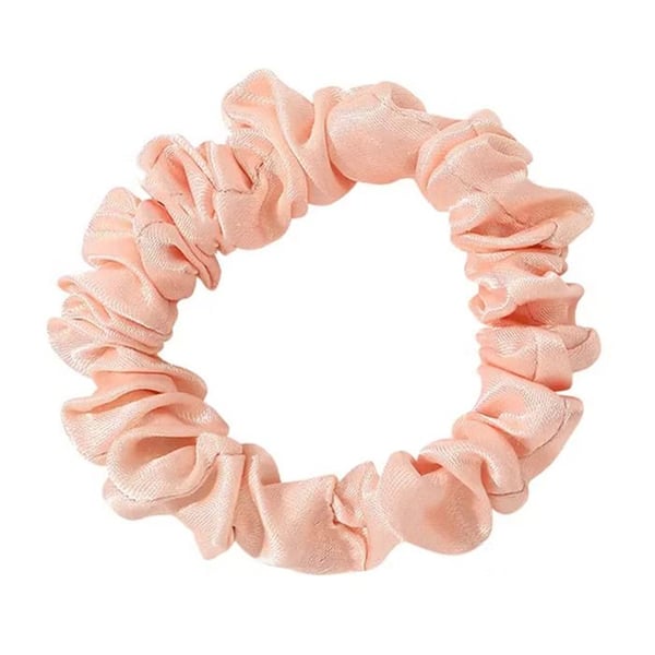 Chouchou - AVIZAR - Satin Plissé - Rosa Puder - Lätt - Mjuk