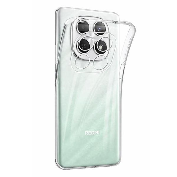 Skyddsfodral för Xiaomi Redmi Note 15 4G/5G - Transparent Silikon Gel TPU Mjuk Ultra Tunn Phonillico®