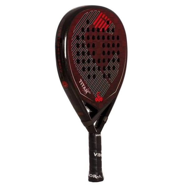 Padelracket - TITAN BLACK LIGHT - Hybridform - Kolfiber 24K - EVA pro kärna