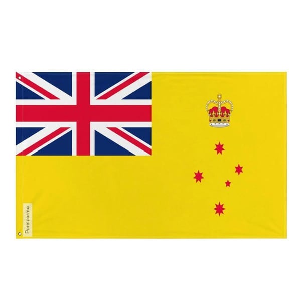 Gouverneurens flagga i Victoria – 60 x 90 cm – Polyester – Järnöglor – Återstandskraftig