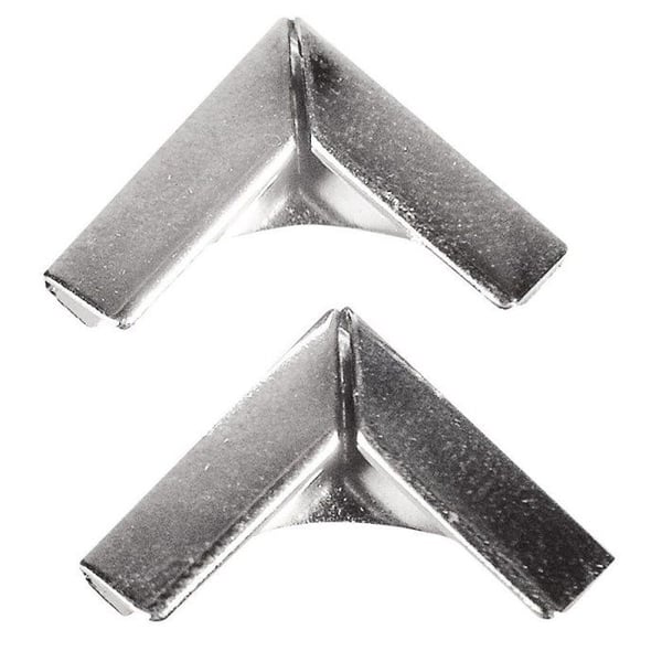 Mynt i metall för böcker, 14x14 mm, 4 st, silver