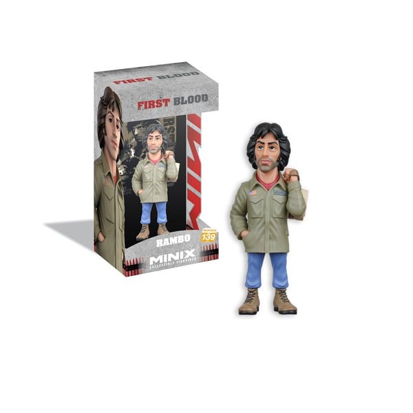 Figurine - MINIX - Rambo Första Blod Del I - PVC hög kvalitet - 12 cm - Blandat