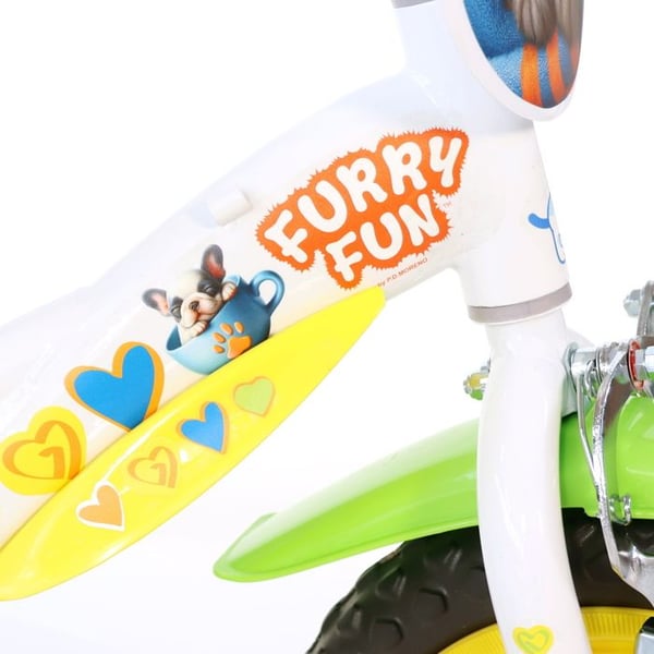 Barncykel Dino Bikes Furry Fun 12 tum
