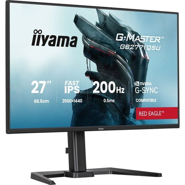 Skärm PC IIYAMA 27" WQHD 200Hz Fast IPS 0.5ms G‑Master GB2771QSU‑B1