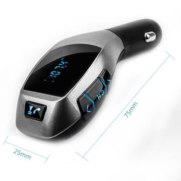 Bluetooth autoradio - EINCAR - FM-lähetin - Handsfree-setti - USB-laturi - Musta