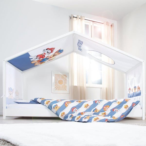 Sänglakan Cabane - ROBA - Pat’Patrouille - 90 x 200 cm - 2 Förvaringsfickor - Takfönster