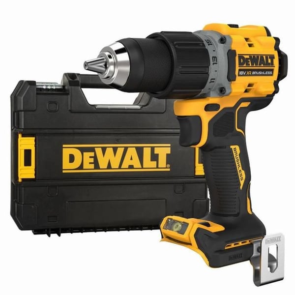 18V XR BRUSHLESS bore-/skruemaskine (uden batteri eller oplader) + T-STAK kasse - DEWALT - DCD800NT-XJ