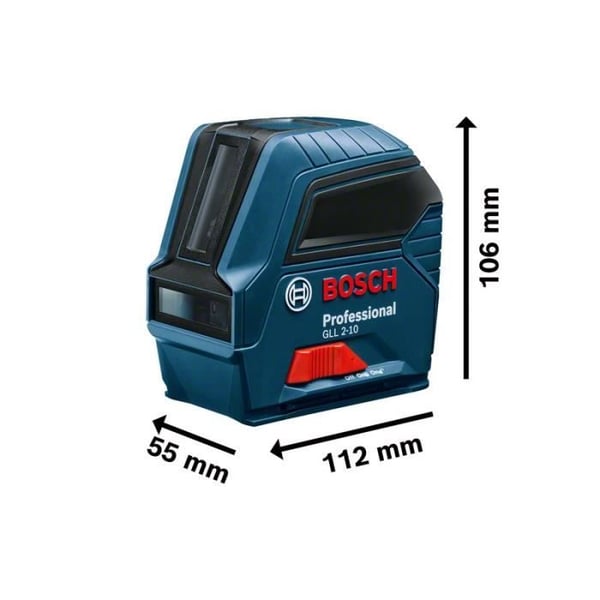 Bosch Professional GLL 2-10 linjelaser - 10 meters räckvidd - 0601063L00