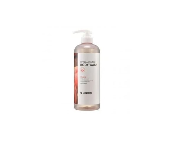 Duschgel - MIZON - Min avkopplande tid - 800ml - Doft persika - Utan parabener