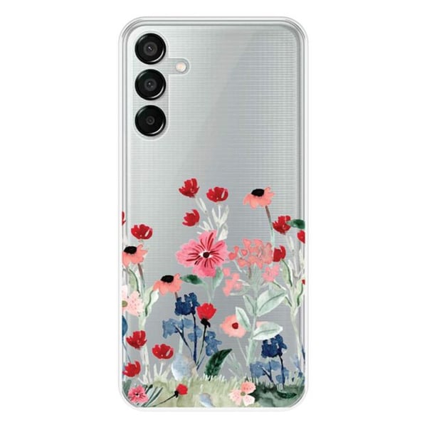 Siliconfodral med tryck kompatibel med Samsung Galaxy M15 5G Vår i blommor
