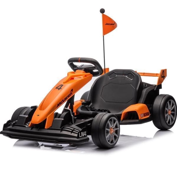 Elbil för barn - McLaren under licens - 24V 2x200W - Drift & 2 hastigheter - 5-12 år