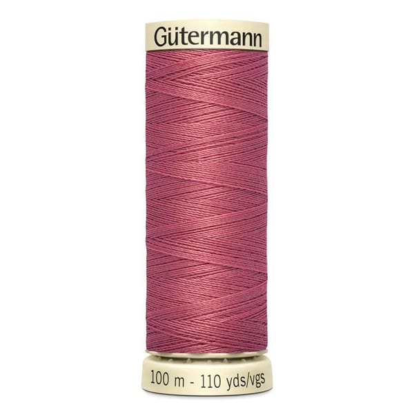 Pack med 5 spolar 100m Tråd 100% polyester Gutermann Ref 788988 - Att 81 - kardinal