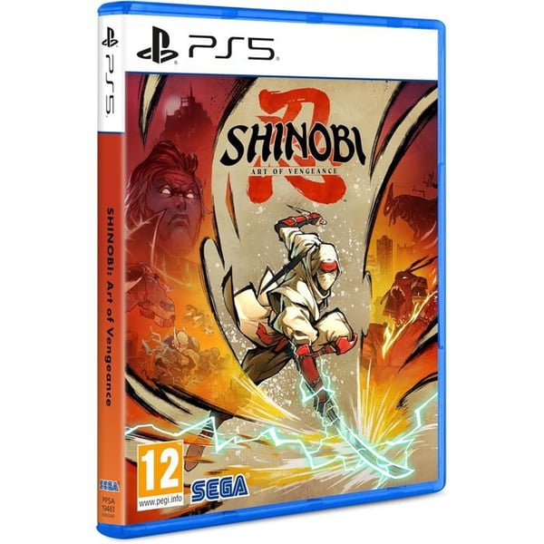 Videospel - SEGA - SHINOBI Art of Vengeance - PS5 - Action 2D - Handritade grafik