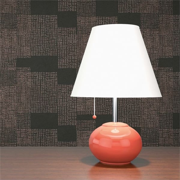 M1-No.841 Non-woven tapet i bronssk svart geometrisk
