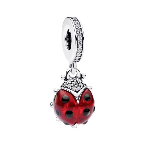 PANDORA Charm Hänge Nyckelpiga Röd Charm Hänge Nyckelpiga Röd