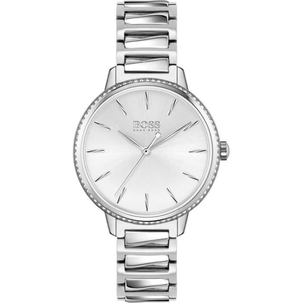 Hugo Boss - Klocka För Kvinnor - Kvarts - Analog - Armbandsur i Silverfärgad Rostfritt Stål - 1502539
