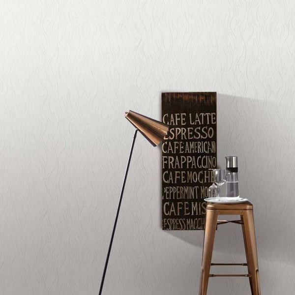 vinyl expander 13499-40 non-woven wallpaper vågor ränder 0.53 x 10.05 m Erismann Bestseller Grå