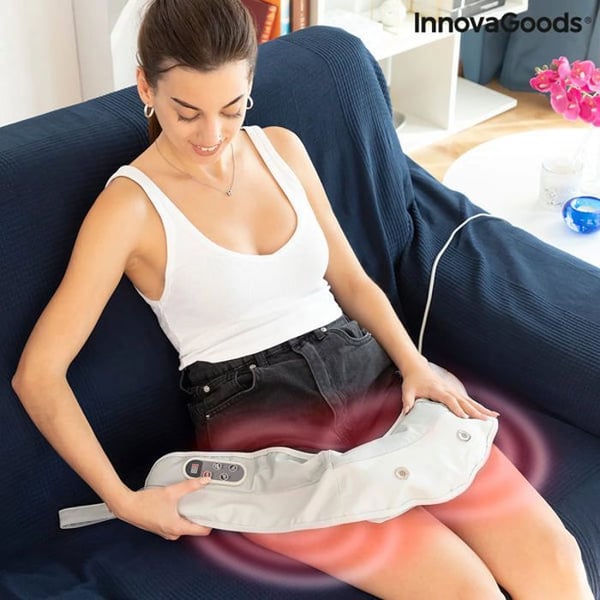 Elektrisk Massör - Tappilan - InnovaGoods - 2-i-1 - Ergonomisk - Värmefunktion