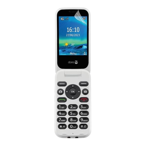 Skärmskydd - Phonillico - Doro 6880 - Paket med 2 - Ultratunn - Repfria