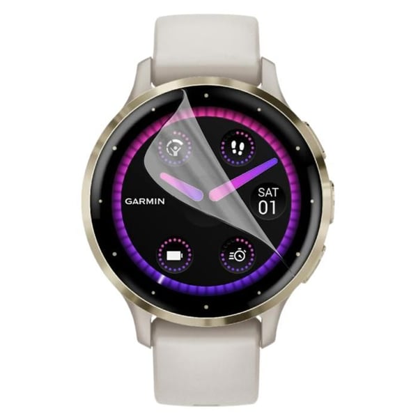 Skyddsskärm för Garmin Venu 3s - 41mm [Pack 6] Ultra Tunn Plastfilm Skyddande Phonillico