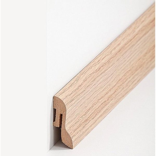 PROVISTON MDF-sockel 20 x 40 x 2500 mm Ek att limma, skruva &amp; spik, klämma Belagd MDF-kärna 62,5 meter | 25 stycken