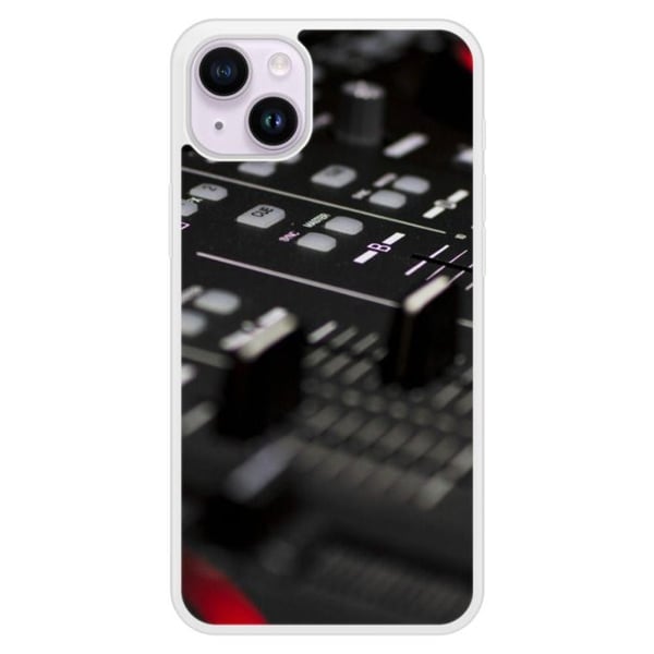 Coque i silikon förstärkt tryckt kompatibel med Apple iPhone 15 Plus Dj Mixer