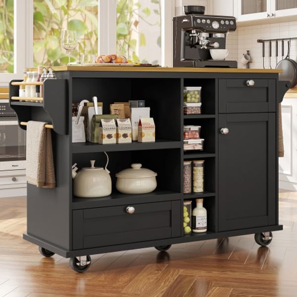 Spisebordvogn - MUVOE - Moderne model - MDF - 129x46x92 cm - Optimeret opbevaring