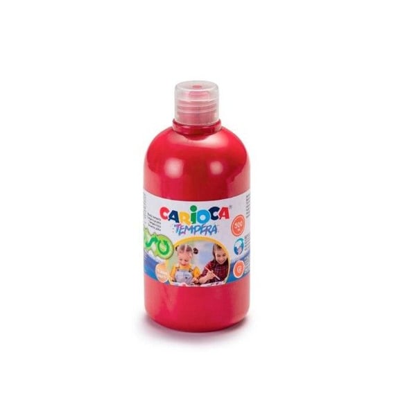Vattenfärg Gouache - CARIOCA - 40427/10 - Röd - 500 ml - Matt
