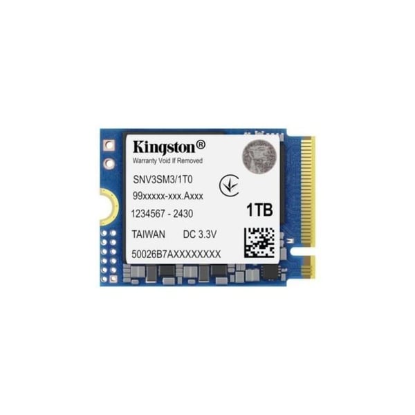 SSD Kingston NV3 1TB M.2 2230 PCIe 4.0 NVMe 6000MB/s 3D NAND Gaming